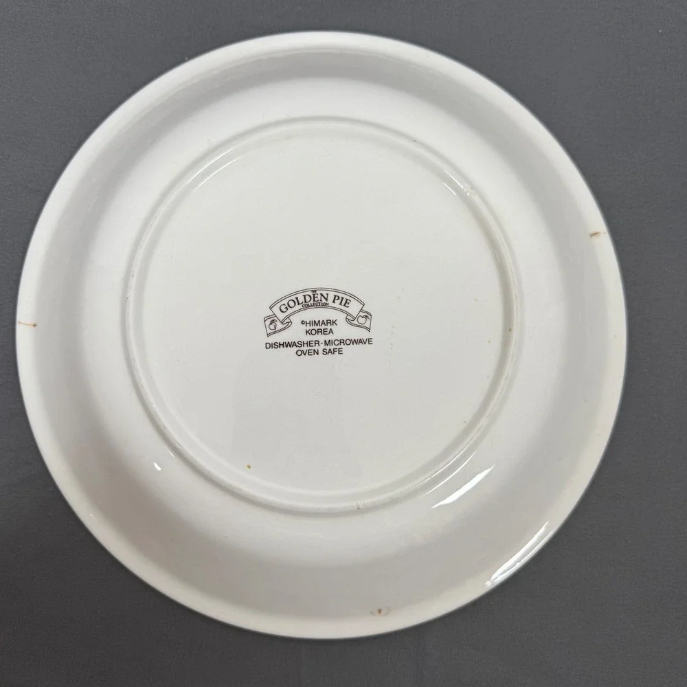 Golden Pie Collection Cherry Pie Recipe Pie Plate Dishwasher Microwave Oven Safe